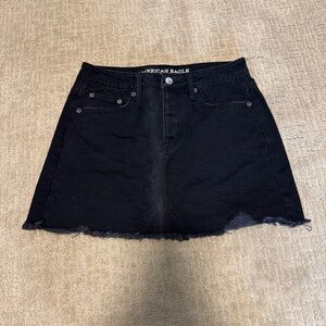 American Eagle black jean skirt | Size 4
